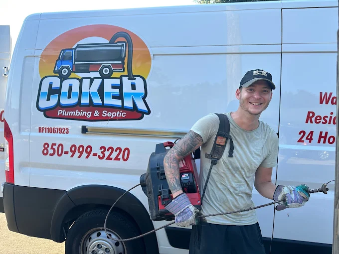 Coker plumbing team on site in Pensacola
